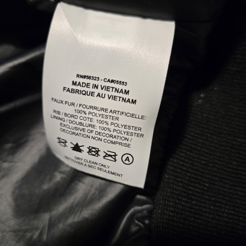 Nike Black Faux Fur Hoodie - Picture 6 of 7